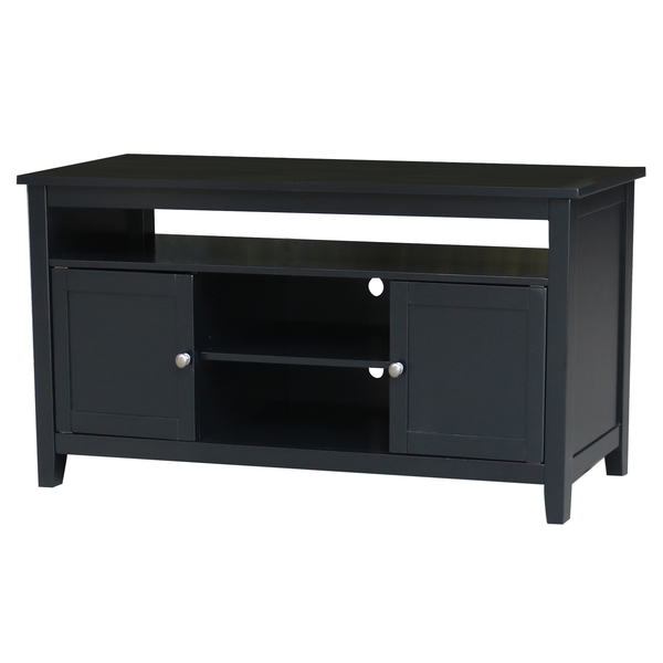 International Concepts Entertainment / TV Stand with 2 Doors, Black TV46-51